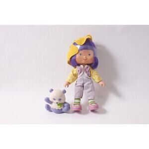 1980s Strawberry Shortcake Almond Tea doll with Marza Panda pet ~ 260331-WH 1052
